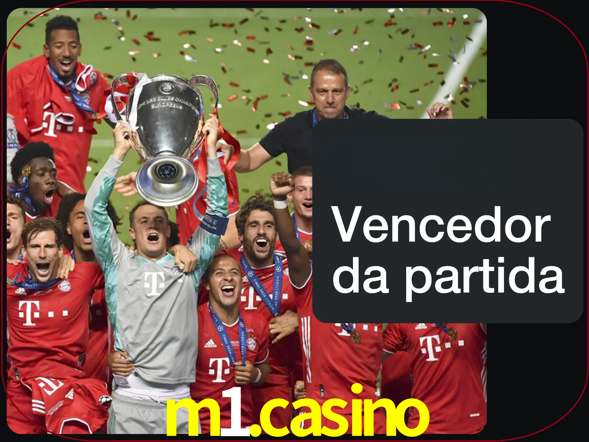 Aposte no vencedor e ganhe uma grande quantia de dinheiro.