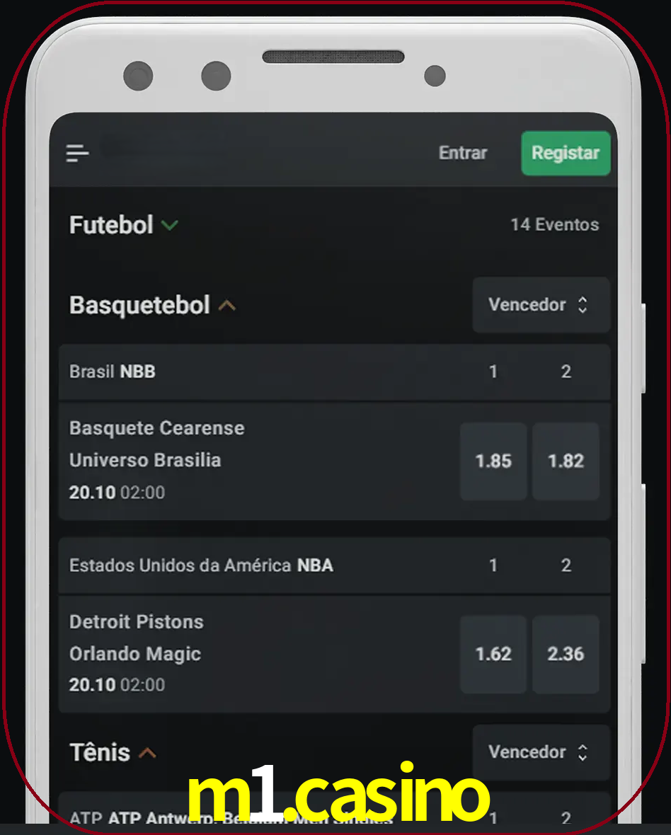 Aposte e assista aos esportes em formato ao vivo.